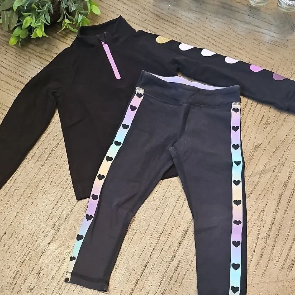 3T Ideology Legging And Quarter Zip Top